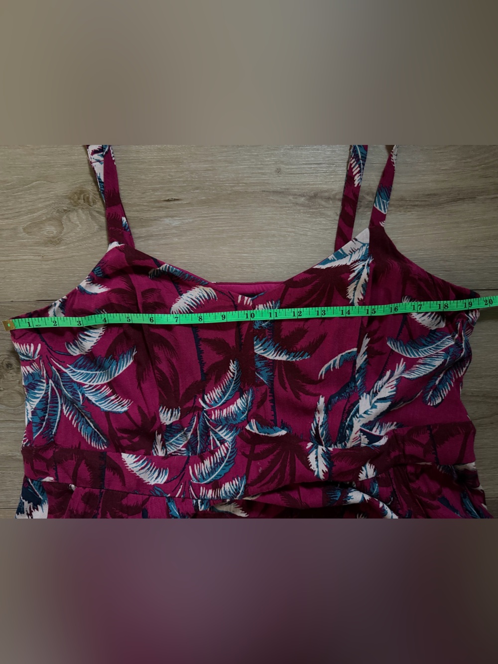 TORRID Maxi Lenny Tiered Dress in Tropical Shadows EUC
